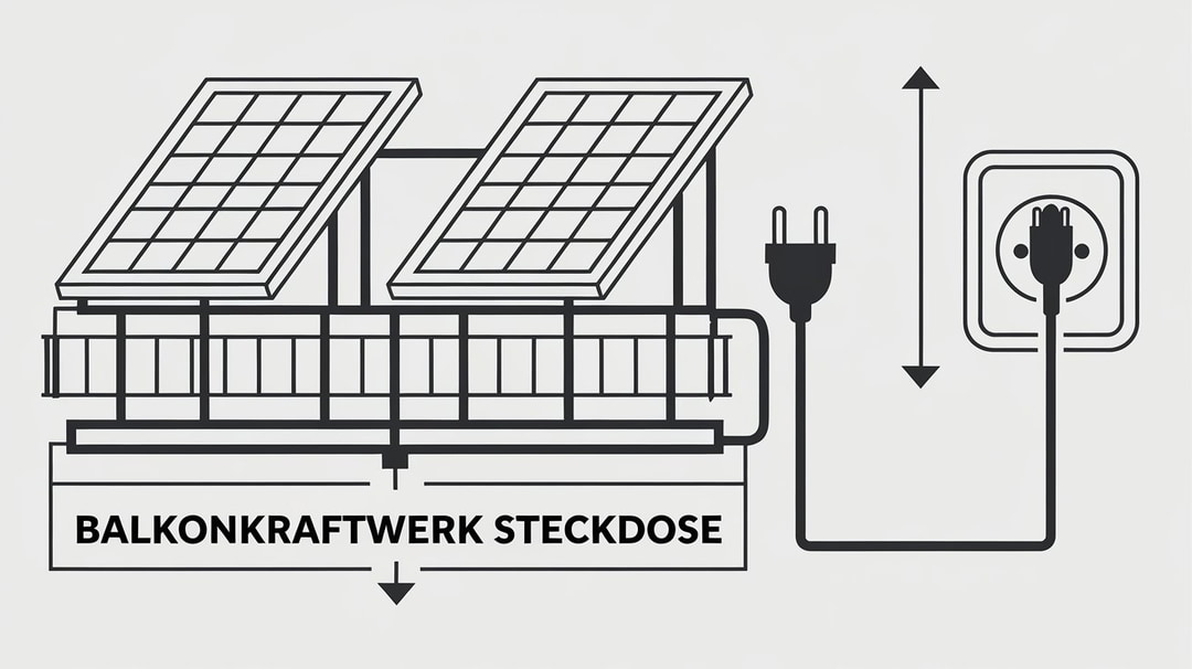 Balkonkraftwerk Steckdose